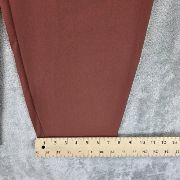 Express Pants Womens 14 Brown Ankle High Rise Tapered Pleated Dress Work Trouser - Picture 7 of 12